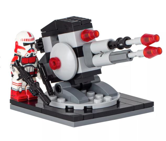 STAR WARS CLONE TURRET RED
