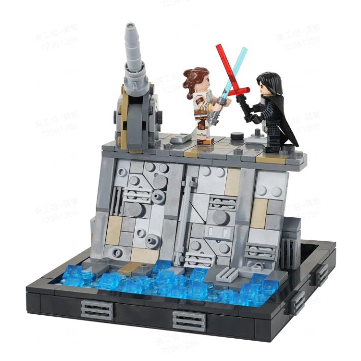 STAR WARS KYLO REN VS REY DEATH STAR