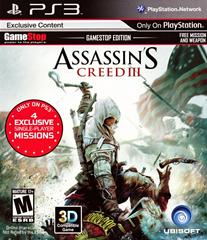 ASSASSIN'S CREED III [Gamestop Edition] | (CIB) (Playstation 3)