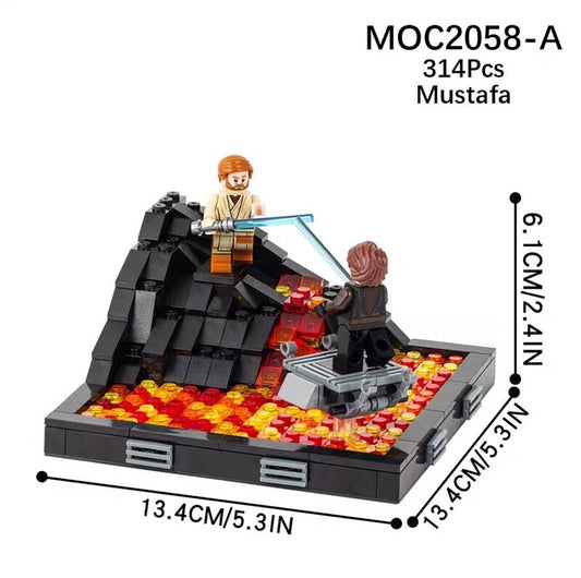 STAR WARS MUSTAFAR LAVA DUEL