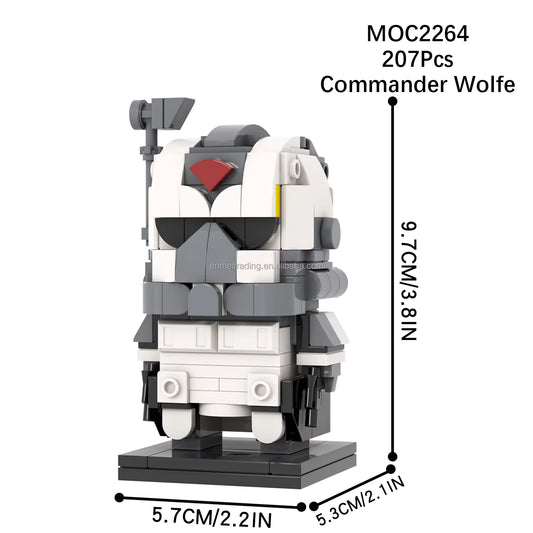 COMMANDER WOLF [BRICKHEADZ]
