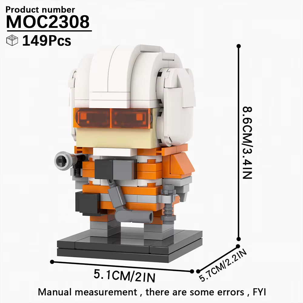 LUKE SKYWALKER BATTLE OF HOTH [BRICKHEADZ]