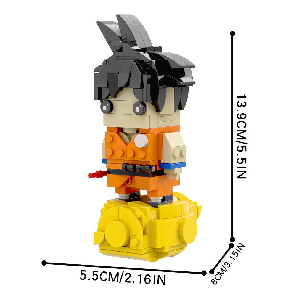 GOKU ON FLYING NIMBUS W/ POWER POLE [BRICKHEADZ]