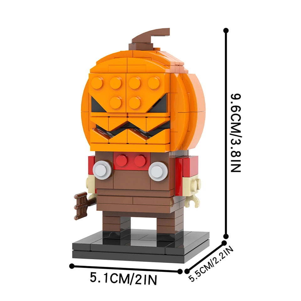 PUMPKIN HEAD DEMON [BRICKHEADZ]