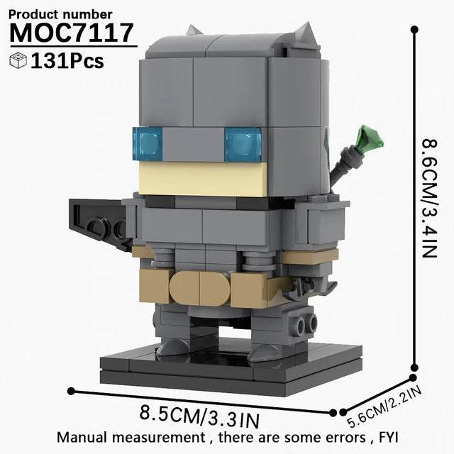 BATMAN VS SUPERMAN BATMAN [BRICKHEADZ]
