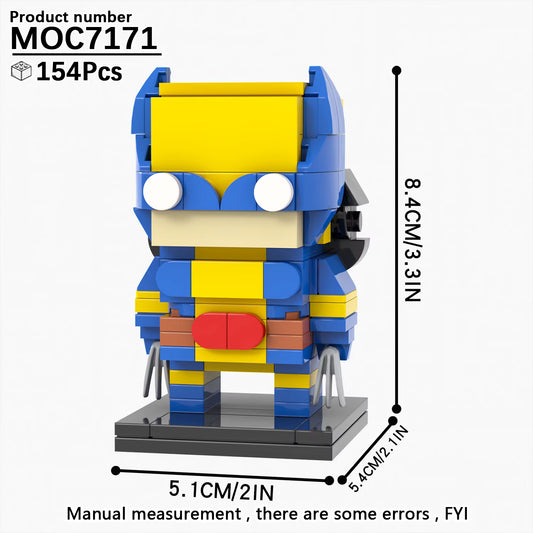 WOLVERINE BLUE [BRICKHEADZ]