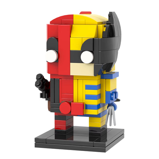 DEADPOOL & WOLVERINE HALF & HALF [BRICKHEADZ]