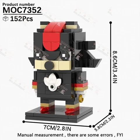 SHADOW THE HEDGEHOG [BRICKHEADZ]