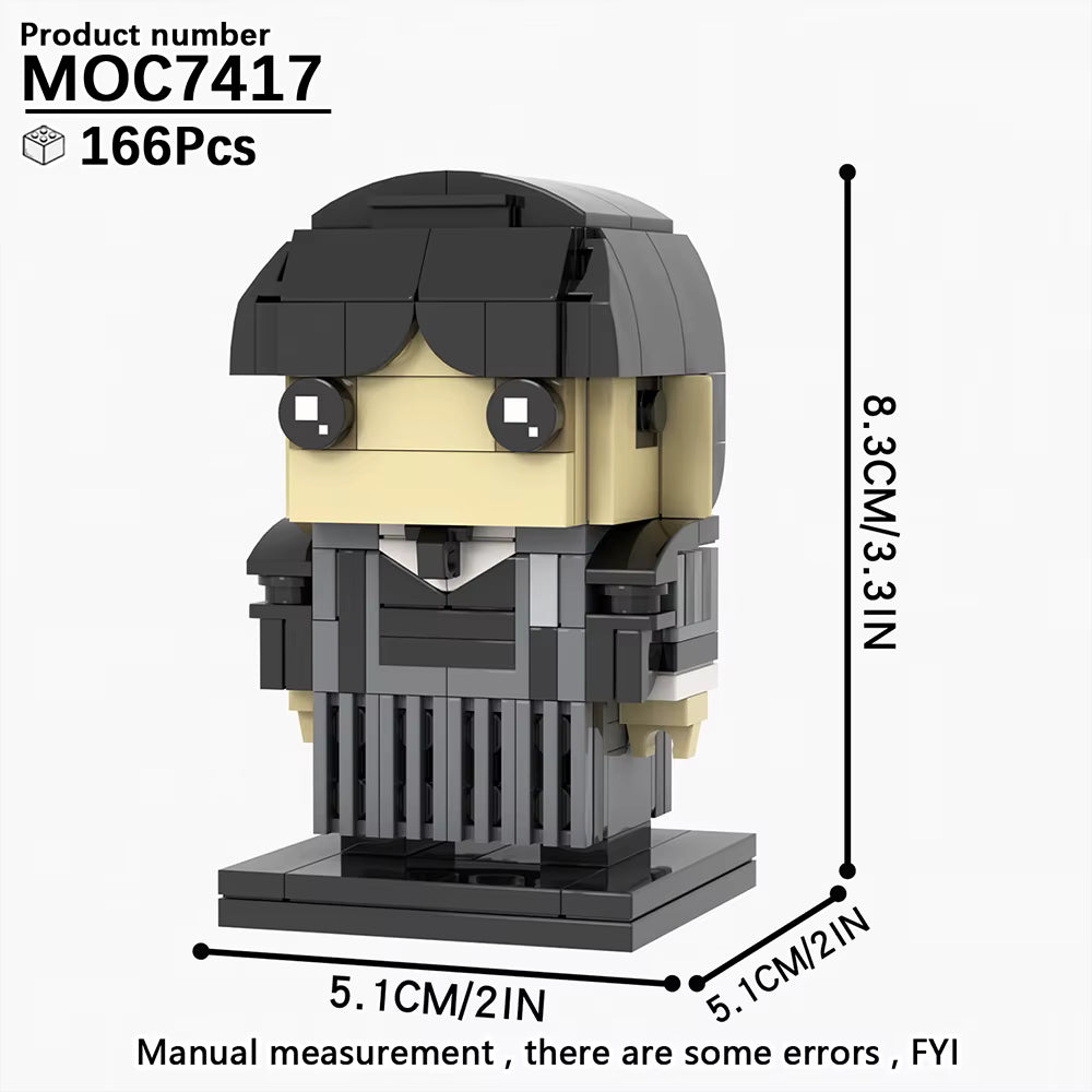 WEDNESDAY ADAMS [BRICKHEADZ]
