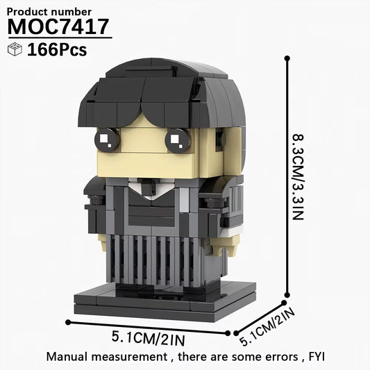 WEDNESDAY ADAMS [BRICKHEADZ]