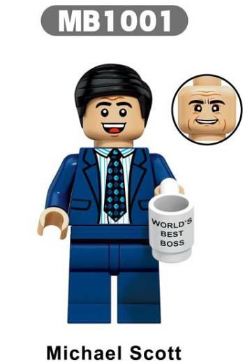 The Office Figure Lego Compatible Set