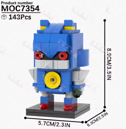 METAL SONIC [BRICKHEADZ]