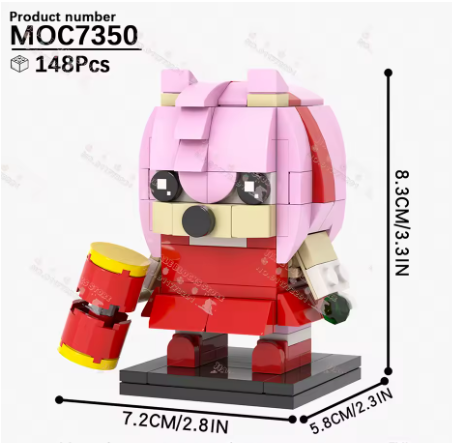 AMY ROSE [BRICKHEADZ]
