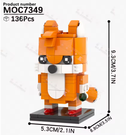 TAILS MILES PROWER [BRICKHEADZ]