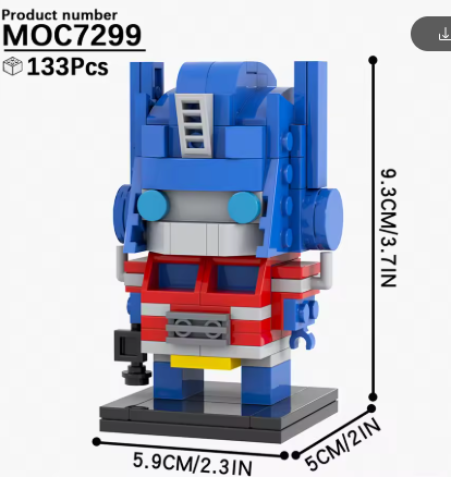 OPTIMUS PRIME ANIMATED VERSION [BRICKHEADZ]