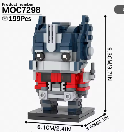 OPTIMUS PRIME BAYVERSE [BRICKHEADZ]