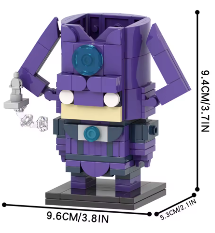 GALACTUS WITH SILVER SURFER [BRICKHEADZ]