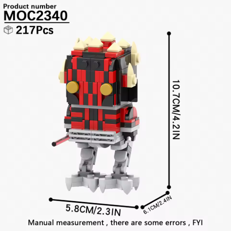 STAR WARS DARTH MAUL ROBO LEGS [BRICKHEADZ]