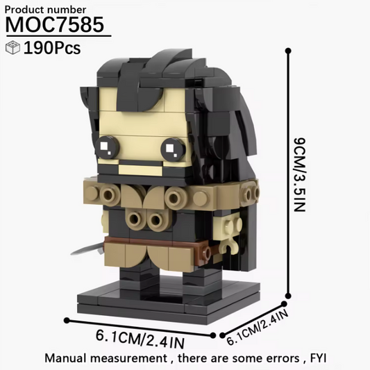 GAME OF THRONES JOHN SNOW [BRICK HEADZ]