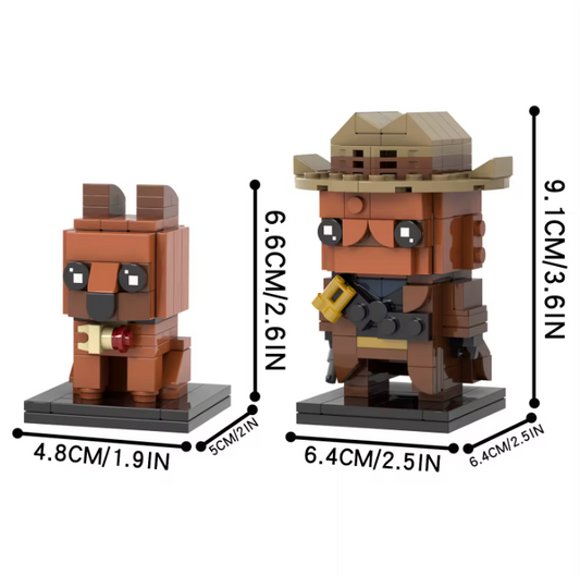 FALLOUT THE GHOUL AND DOGMEAT [BRICKHEADZ]
