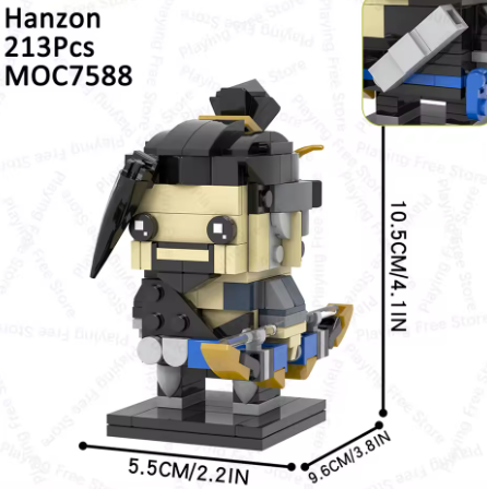 OVERWATCH HANZO [BRICKHEADZ]