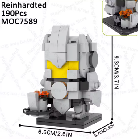 OVERWATCH REINHARDT [BRICKHEADZ]