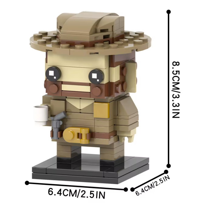 STRANGER THINGS HOPPER [BRICKHEADZ]