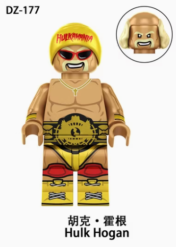Hulk Hogan WWE Compatible Minifigure (Copy)