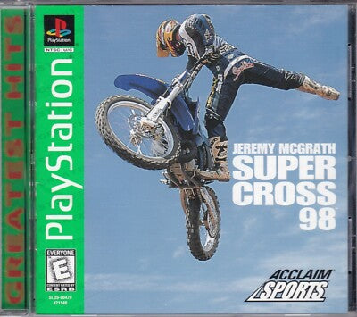 Jeremy McGrath Supercross 98 [Greatest Hits] | (CIB) (Playstation)