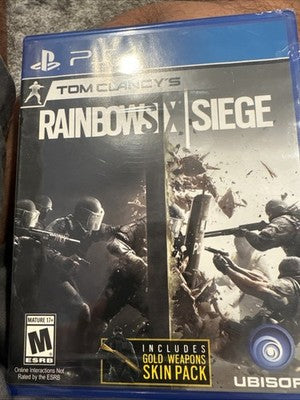 Rainbow Six Siege [Gold Weapons Pack] | (CIB) (Playstation 4)